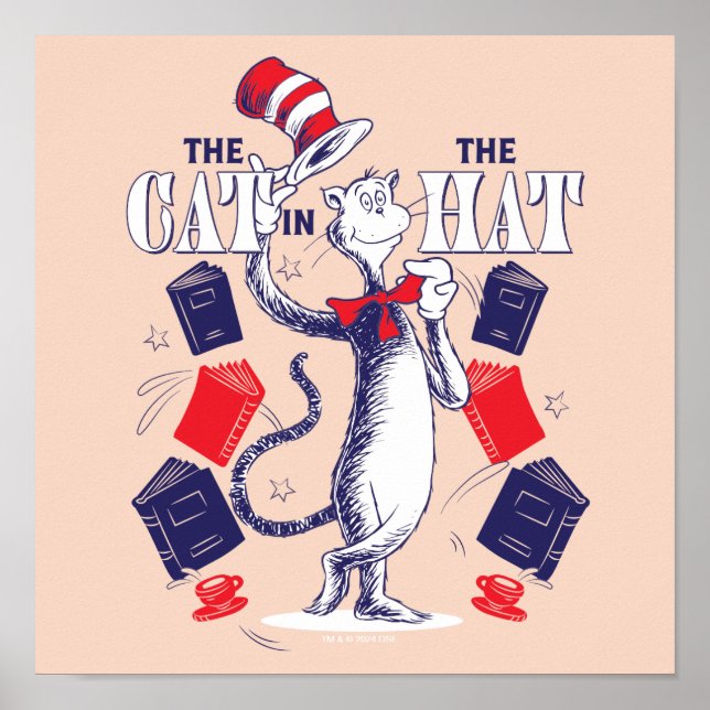 Cat In the Hat | Reading Books Poster (Front)