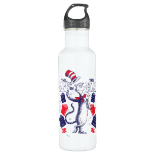 Cat In the Hat Reading Books Stainless Steel Water Bottle