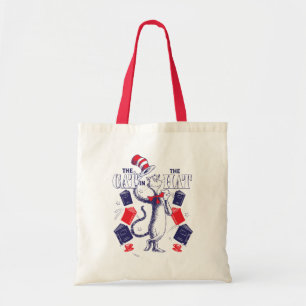 Cat In the Hat   Reading Books Tote Bag
