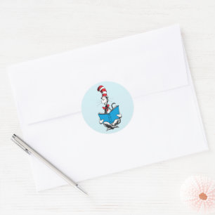 Cat in the Hat Reading Classic Round Sticker
