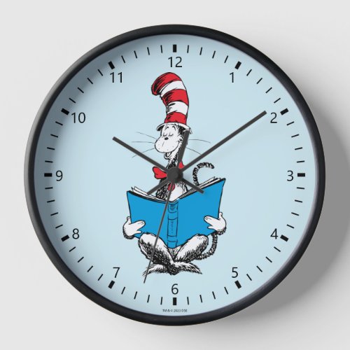 Cat in the Hat Reading Clock