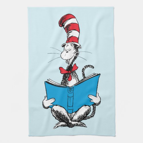 Cat in the Hat Reading Kitchen Towel