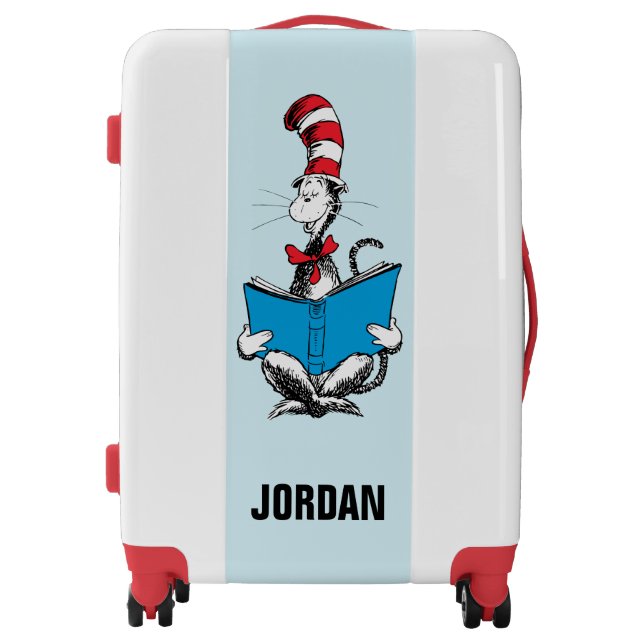 Cat in the Hat Reading Luggage (Front)