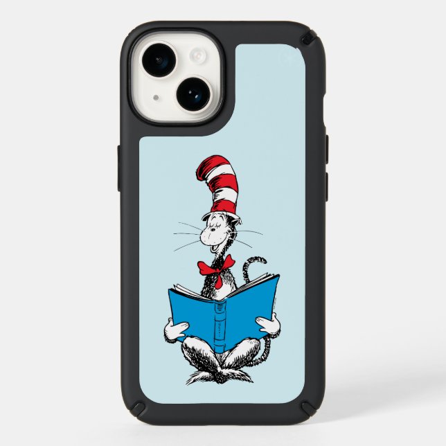 Cat in the Hat Reading Speck iPhone Case (Front)