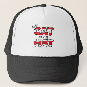 Cat In the Hat Red & White Striped Text