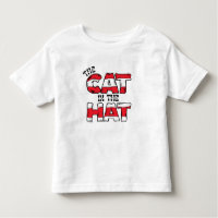 Cat In the Hat | Red & White Striped Text