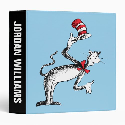 Cat in the Hat Takes A Bow 3 Ring Binder