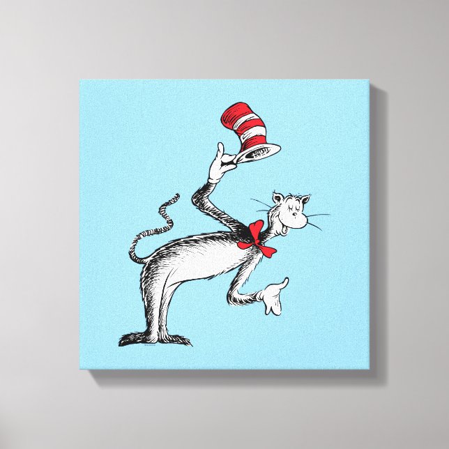 Cat in the Hat Takes A Bow Canvas Print (Front)