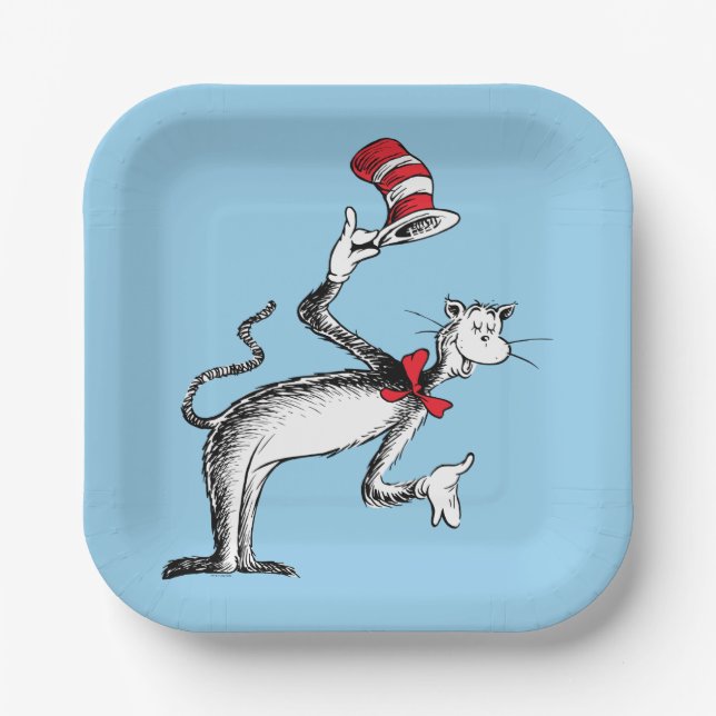 Cat in the Hat Takes A Bow Paper Plates (Front)