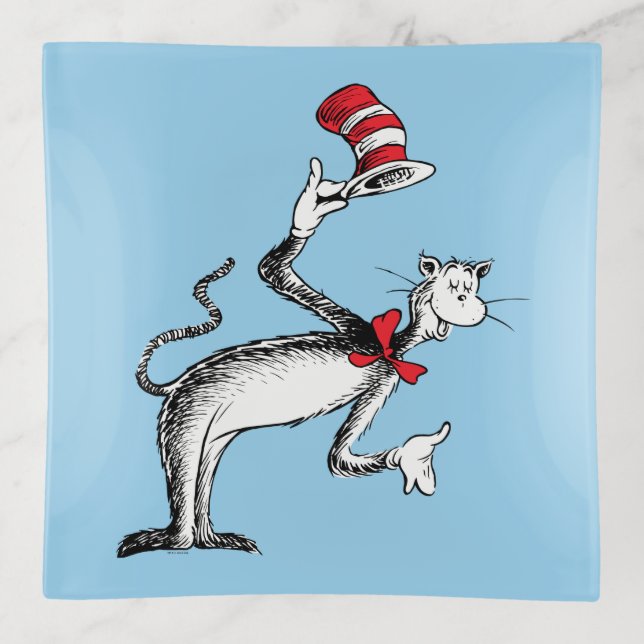 Cat in the Hat Takes A Bow Trinket Tray (Front)