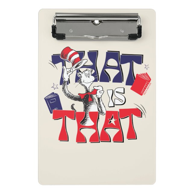 Cat In the Hat | That Is That Mini Clipboard (Front)