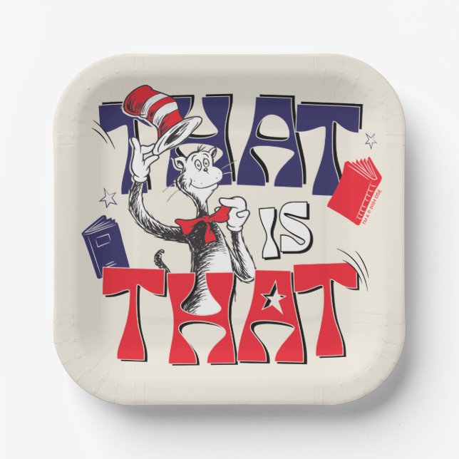 Cat In the Hat | That Is That Paper Plates (Front)