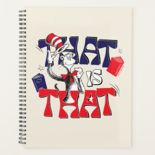 Cat In the Hat That Is That Planner