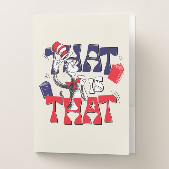 Cat In the Hat | That Is That Pocket Folder (Front)