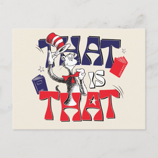 Cat In the Hat | That Is That Postcard (Front)