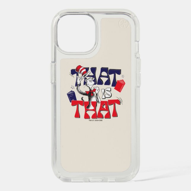 Cat In the Hat | That Is That Speck iPhone Case (Front)