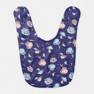 Cat In The Hat The Fish Pattern Baby Bib