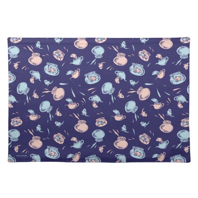 Cat In The Hat | The Fish Pattern Cloth Placemat (Front)