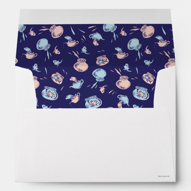 Cat In The Hat | The Fish Pattern Envelope (Back (Bottom))