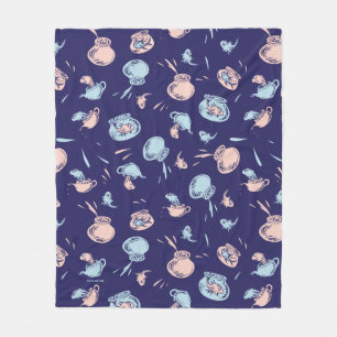 Cat In The Hat The Fish Pattern Fleece Blanket