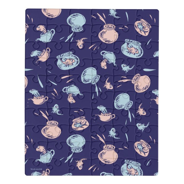 Cat In The Hat | The Fish Pattern Jigsaw Puzzle (Puzzle Vertical)