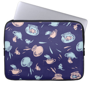 Cat In The Hat The Fish Pattern Laptop Sleeve