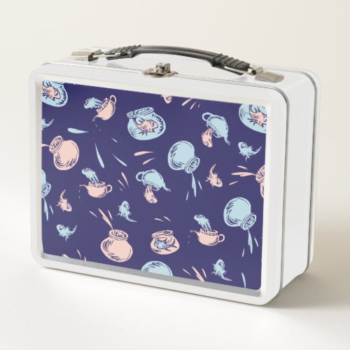 Cat In The Hat  The Fish Pattern Metal Lunch Box