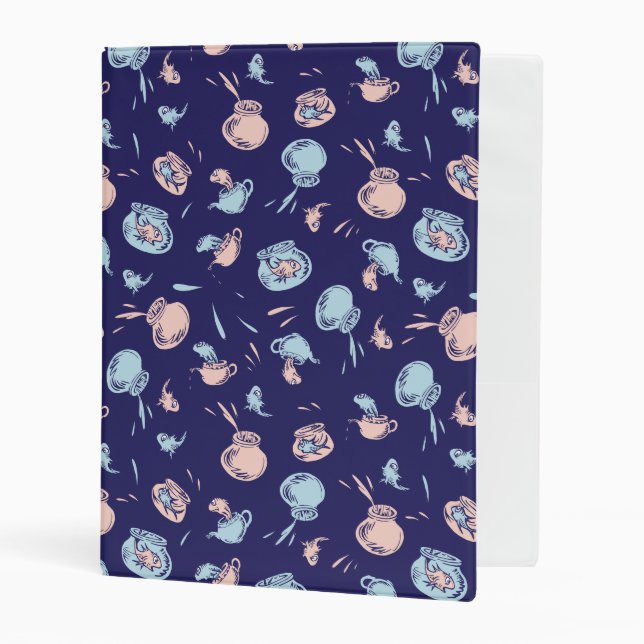 Cat In The Hat | The Fish Pattern Mini Binder (Front/Inside)