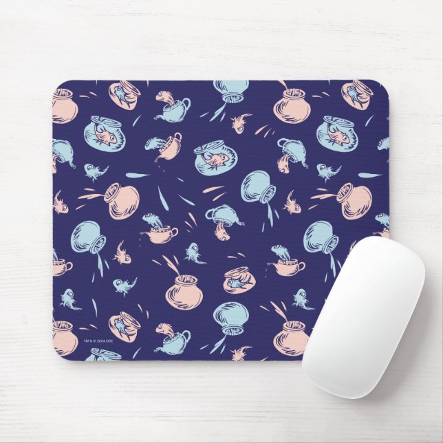 Cat In The Hat | The Fish Pattern Mouse Pad (With Mouse)
