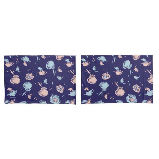 Cat In The Hat | The Fish Pattern Pillow Case (Front-Set)