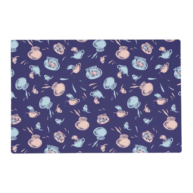 Cat In The Hat | The Fish Pattern Placemat (Front)