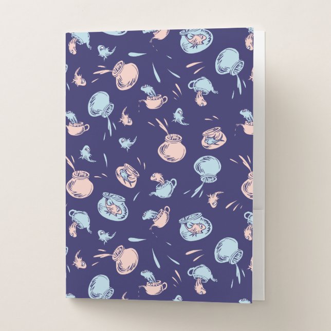 Cat In The Hat | The Fish Pattern Pocket Folder (Front)