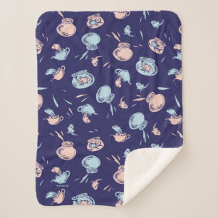 Cat In The Hat The Fish Pattern Sherpa Blanket