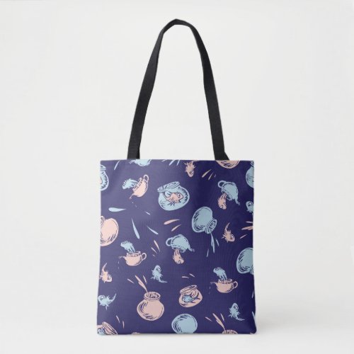 Cat In The Hat  The Fish Pattern Tote Bag