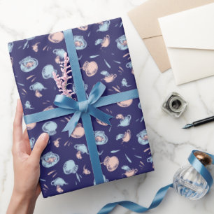 Cat In The Hat The Fish Pattern Wrapping Paper