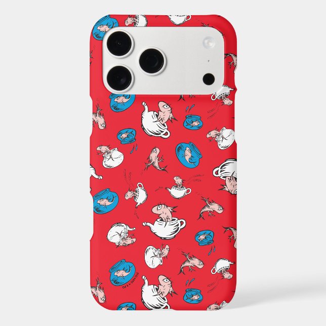 Cat In The Hat | The Fish Red Pattern Case-Mate iPhone Case (Back)