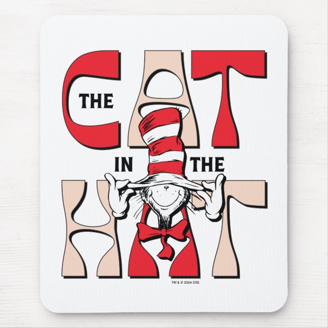 Cat In the Hat | The Silly Cat In The Hat Mouse Pad (Front)