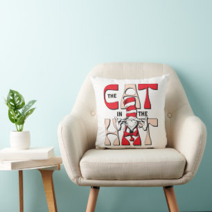 Cat In the Hat The Silly Cat In The Hat Throw Pillow