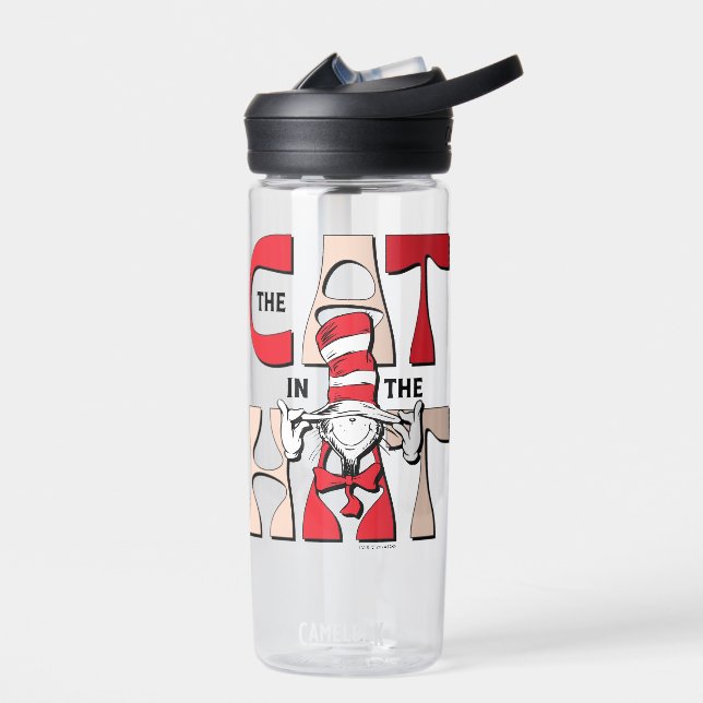 Cat In the Hat | The Silly Cat In The Hat Water Bottle (Left)