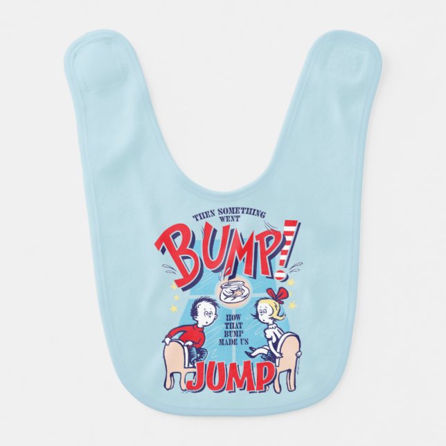 Cat In the Hat | Then Something Went Bump Baby Bib (Front)