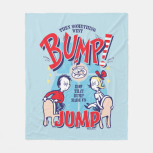 Cat In the Hat Then Something Went Bump Fleece Blanket