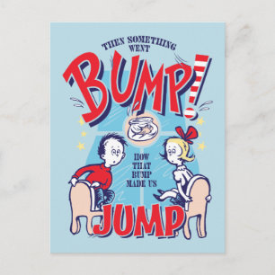 Cat In the Hat Then Something Went Bump Postcard