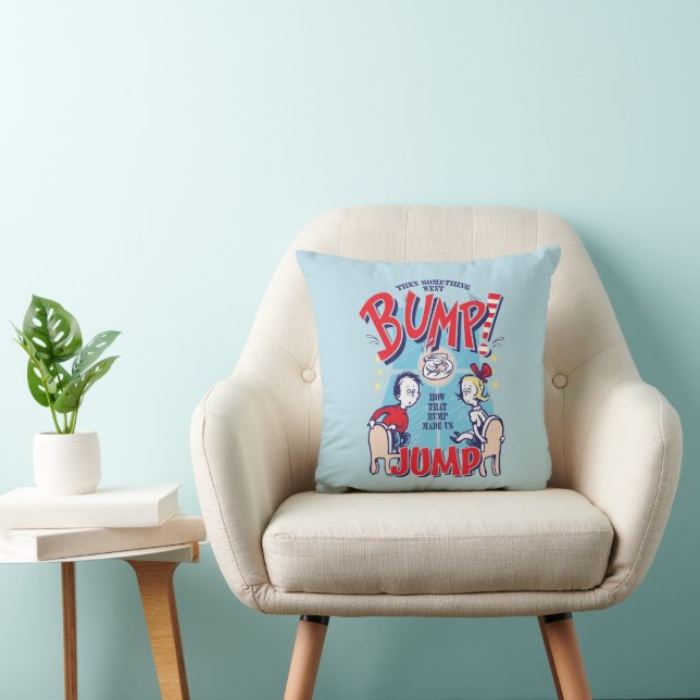 Cat In the Hat | Then Something Went Bump Throw Pillow (Chair)