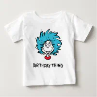 Cat in the top hat 1st birthday shirt