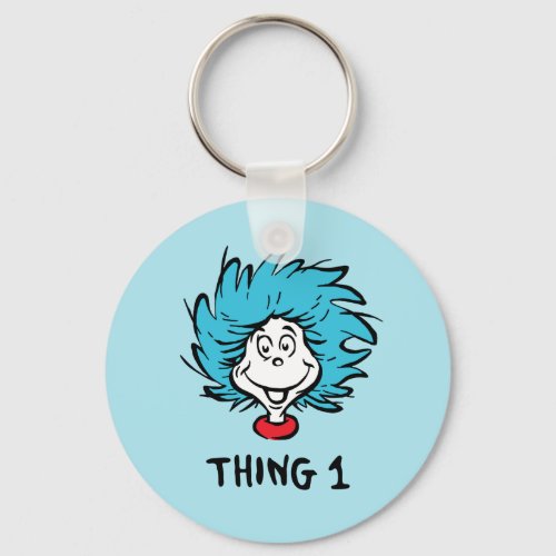Cat in the Hat  Thing 1 Thing 2 _ Thing 1 Keychain