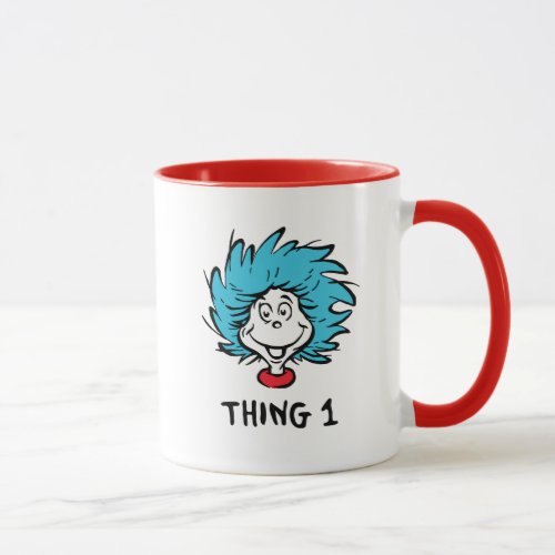 Cat in the Hat  Thing 1 Thing 2 _ Thing 1 Mug