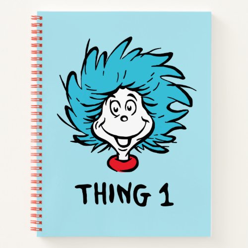 Cat in the Hat  Thing 1 Thing 2 _ Thing 1 Notebook