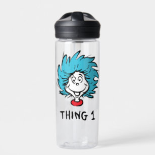 Cat in the Hat   Thing 1 Thing 2 - Thing 1 Water Bottle