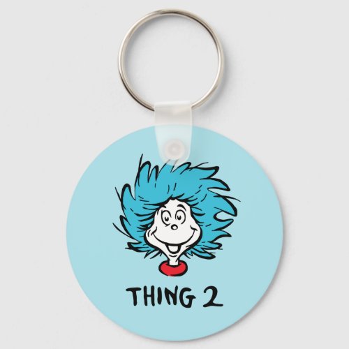 Cat in the Hat  Thing 1 Thing 2 _ Thing 2 Keychain