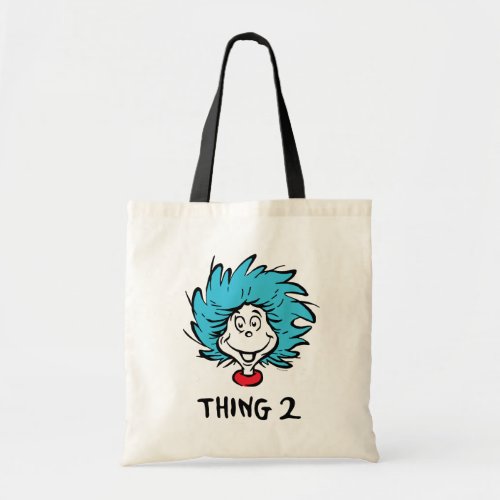 Cat in the Hat  Thing 1 Thing 2 _ Thing 2 Tote Bag